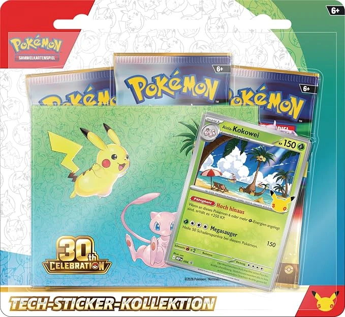 30 Jahre Alola-Kokowei Tech-Sticker 