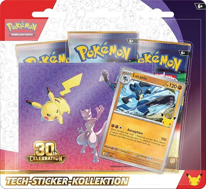 30 Jahre Lucario Tech-Sticker 