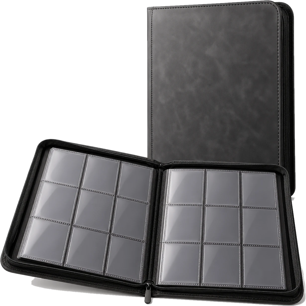 Zip-Binder · PU-Leder