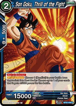 Son Goku, Thrill of the Fight