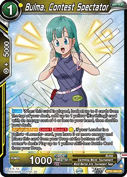 Bulma, Contest Spectator