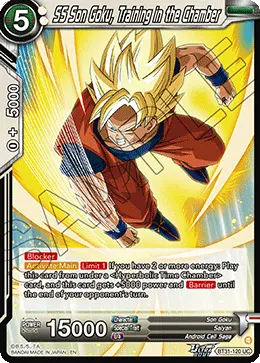 SS Son Goku, Training in the Chamber