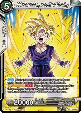 SS Son Gohan, Result of Training