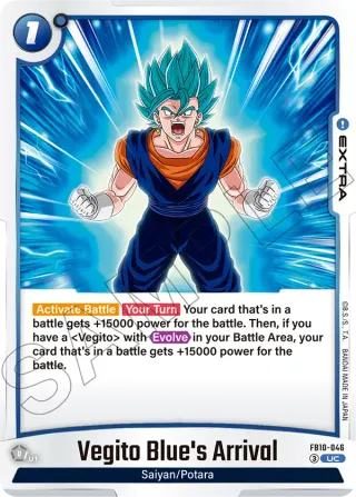 Vegito Blue's Arrival
