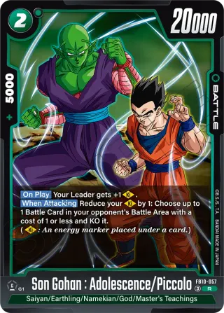 Son Gohan : Adolescence/Piccolo