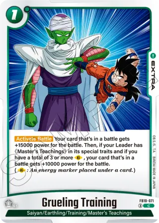 Grueling Training
